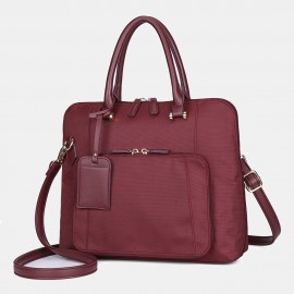 Women Designer Waterproof Solid Handbag Multifunction Crossbody Bag