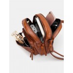 Women Earphone Hole Anti-theft Crossbody Bag Shoulder Bag