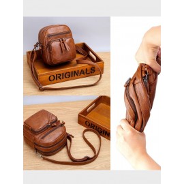 Women Earphone Hole Anti-theft Crossbody Bag Shoulder Bag