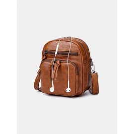 Women Earphone Hole Anti-theft Crossbody Bag Shoulder Bag