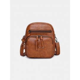 Women Earphone Hole Anti-theft Crossbody Bag Shoulder Bag