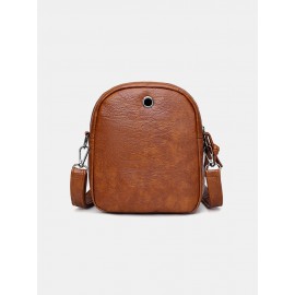 Women Earphone Hole Anti-theft Crossbody Bag Shoulder Bag