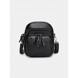 Women Earphone Hole Anti-theft Crossbody Bag Shoulder Bag
