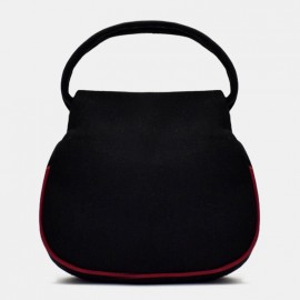Women Ethnic Embroidered Sequined Canvas Peacock Handbag