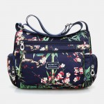 Women Floral Large Capacity Waterproof Casual Crossbody Bag Shoulder Bag