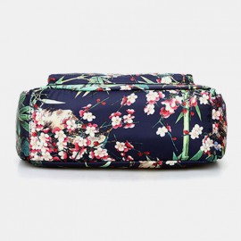 Women Floral Large Capacity Waterproof Casual Crossbody Bag Shoulder Bag