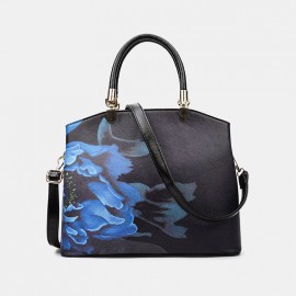 Women Flower Printed Handbag Shoulder Bag