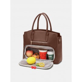 Women Handbag Solid Multifunction Crossbody Bag