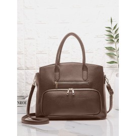 Women Handbag Solid Multifunction Crossbody Bag
