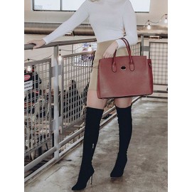 Women Handbag Solid Multifunction Crossbody Bag