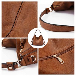 Women Large Capacity Handbag Tote Bag Tassel PU Leather Shoulder Bag