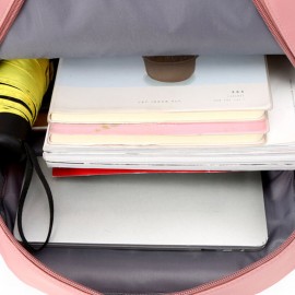 Women Large Capacity Patchwork Anti theft Waterproof 15.6 Inch Laptop Travel Bags Backpack