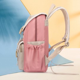 Women Large Capacity Patchwork Anti theft Waterproof 15.6 Inch Laptop Travel Bags Backpack