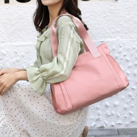 Women Large Capacity Waterproof Multi-pocket Handbag