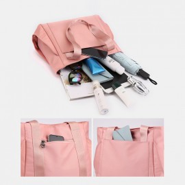 Women Large Capacity Waterproof Multi-pocket Handbag