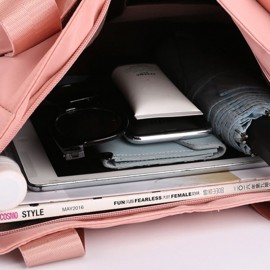 Women Large Capacity Waterproof Multi-pocket Handbag