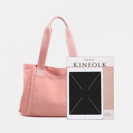 Women Large Capacity Waterproof Multi-pocket Handbag