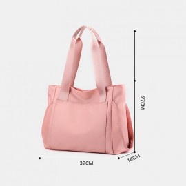 Women Large Capacity Waterproof Multi-pocket Handbag