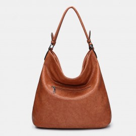 Women Laser Cut Bag Tassel Rivet Tote Bag