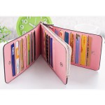 Women Microfiber Leather Multi-Card Slots Wallet Card Holders Phone Bag