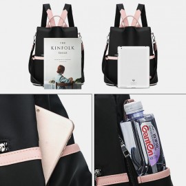 Women Multi-Carry Waterproof Anti Theft Shoulder Bag Backpack