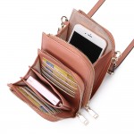 Women Multi-Slot Comestic Crossbody Bag Mini Phone Bag