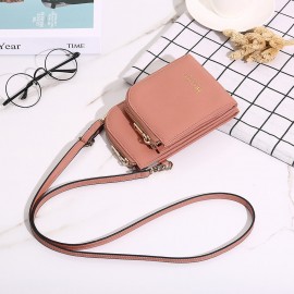 Women Multi-Slot Comestic Crossbody Bag Mini Phone Bag