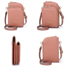 Women Multi-Slot Comestic Crossbody Bag Mini Phone Bag