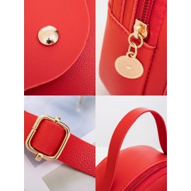 Women Multi-carry Silk Scarf Bowknot Handbag Satchel Bag Crossbody Bag Backpack