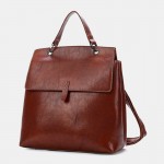 Women Multi-pocket Large Capacity Multi-carry Anti-theft Backpack Handbag Shoulder Bag
