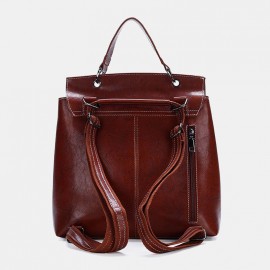 Women Multi-pocket Large Capacity Multi-carry Anti-theft Backpack Handbag Shoulder Bag