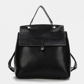Women Multi-pocket Large Capacity Multi-carry Anti-theft Backpack Handbag Shoulder Bag