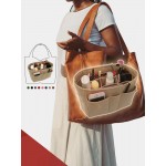 Women Multifunction Felt Cosmetic Bag Insert Organizer
