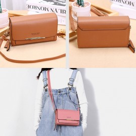 Women Multifunction Multi-Layers Card Case Crossbody Bag Phone Bag