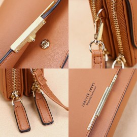Women Multifunction Multi-Layers Card Case Crossbody Bag Phone Bag