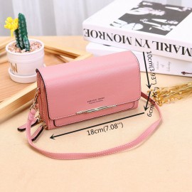 Women Multifunction Multi-Layers Card Case Crossbody Bag Phone Bag