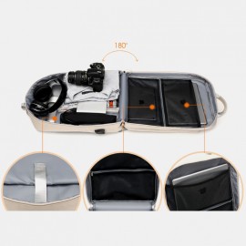Women  Multifunction Waterproof Casual Patchwork Backpack