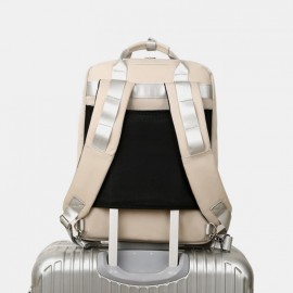 Women  Multifunction Waterproof Casual Patchwork Backpack