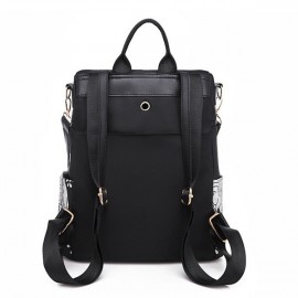Women National Elephant Backpack PU Leather Shoulder Bag