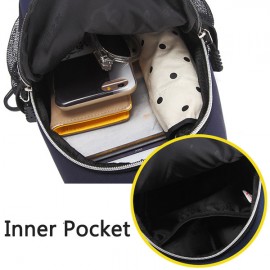 Women Newest Crossbody Bag Solid With Earphone Hole Chest Bag Shoulder Bag