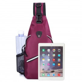 Women Newest Crossbody Bag Solid With Earphone Hole Chest Bag Shoulder Bag