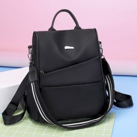 Women Nylon Anti theft Water-resistant Large Capacity Backpack Casual Shoulder Bag