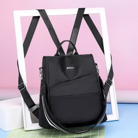 Women Nylon Anti theft Water-resistant Large Capacity Backpack Casual Shoulder Bag