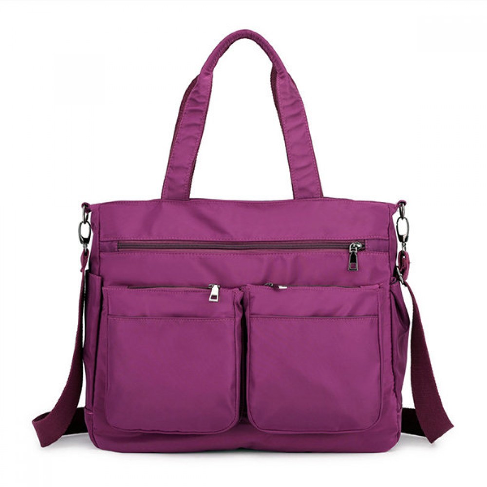 Women Nylon Large Capacity Handbag Multi-pocket Crossbody Bag