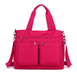 Women Nylon Large Capacity Handbag Multi-pocket Crossbody Bag