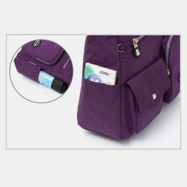 Women Nylon Large Capacity Waterproof Travel Shoulder Bag Crossbody Bag