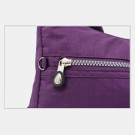 Women Nylon Large Capacity Waterproof Travel Shoulder Bag Crossbody Bag