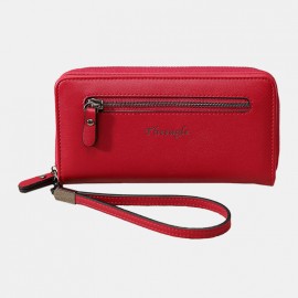 Women PU Leather Multi-card Slot Photo Card 6.3 inch Phone Bag Money Clip Wallet Purse
