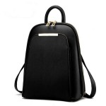 Women PU Leather Vintage Backpack Fashion Travel Shell Shoulder Bags