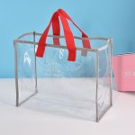 Women PVC Transparent Capacity Handbag Beach Bag Travel Swimming Bags